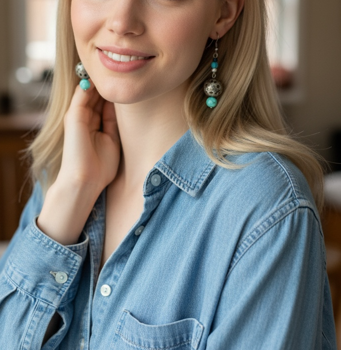 Turquoise-Earring 04