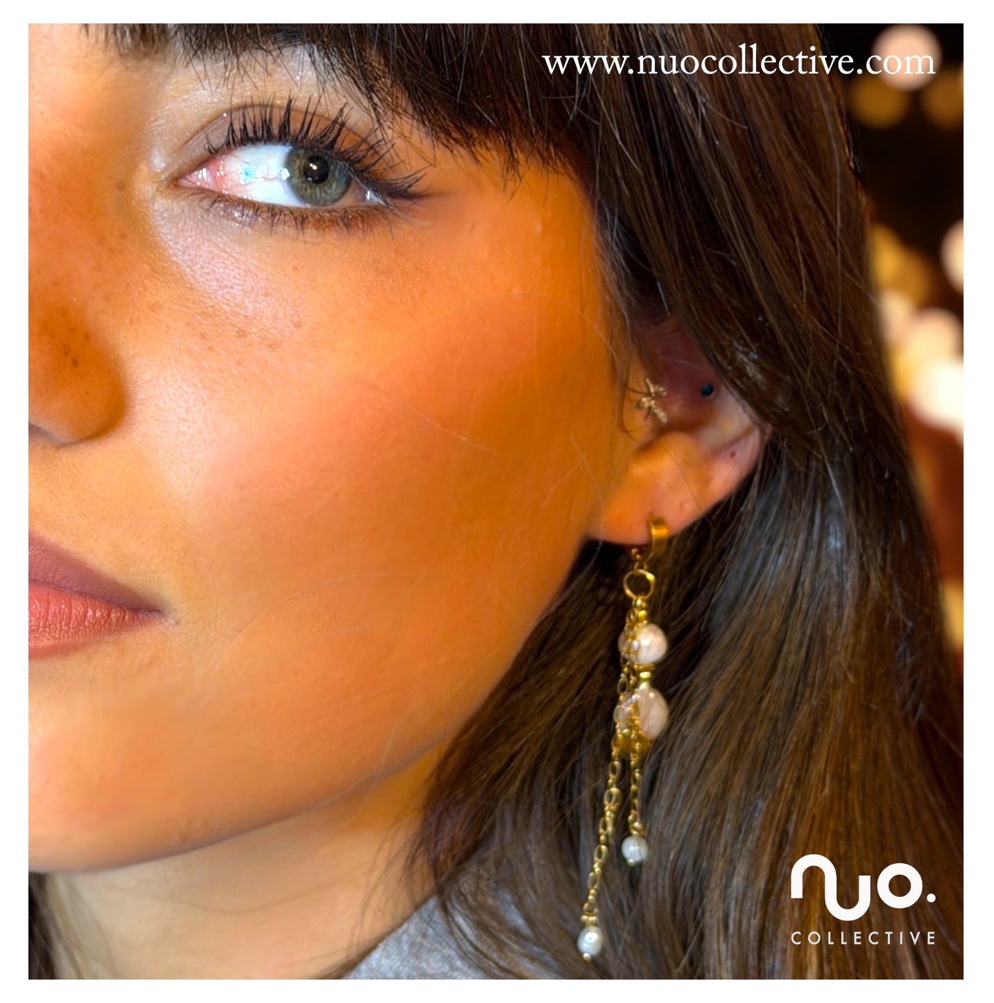 Swinging Pearl - Earring