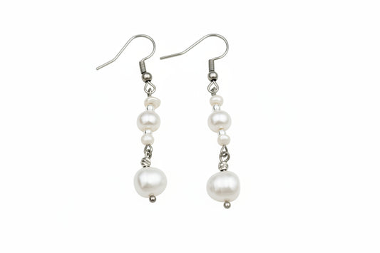 White Pearl - Earring