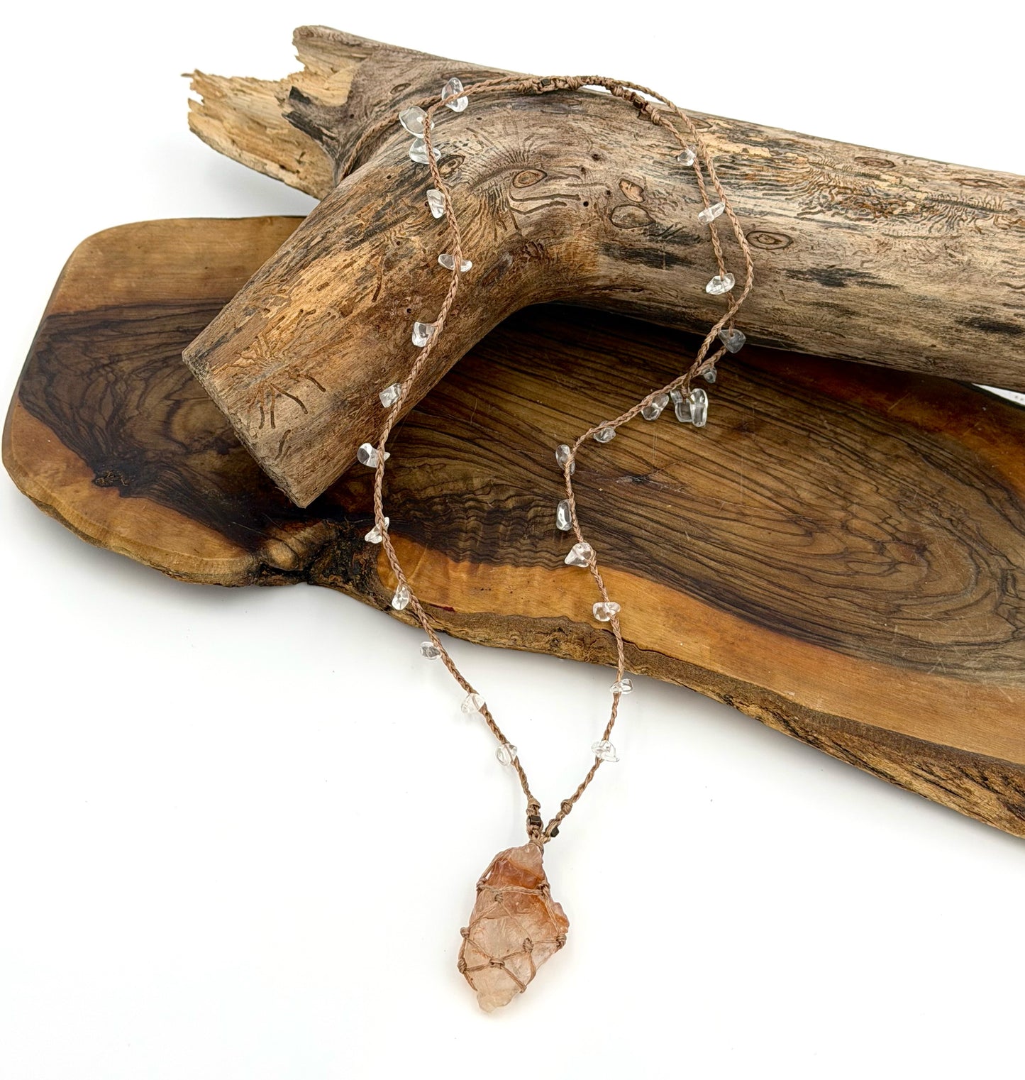 Macrome Herkimer Diamond & Quartz