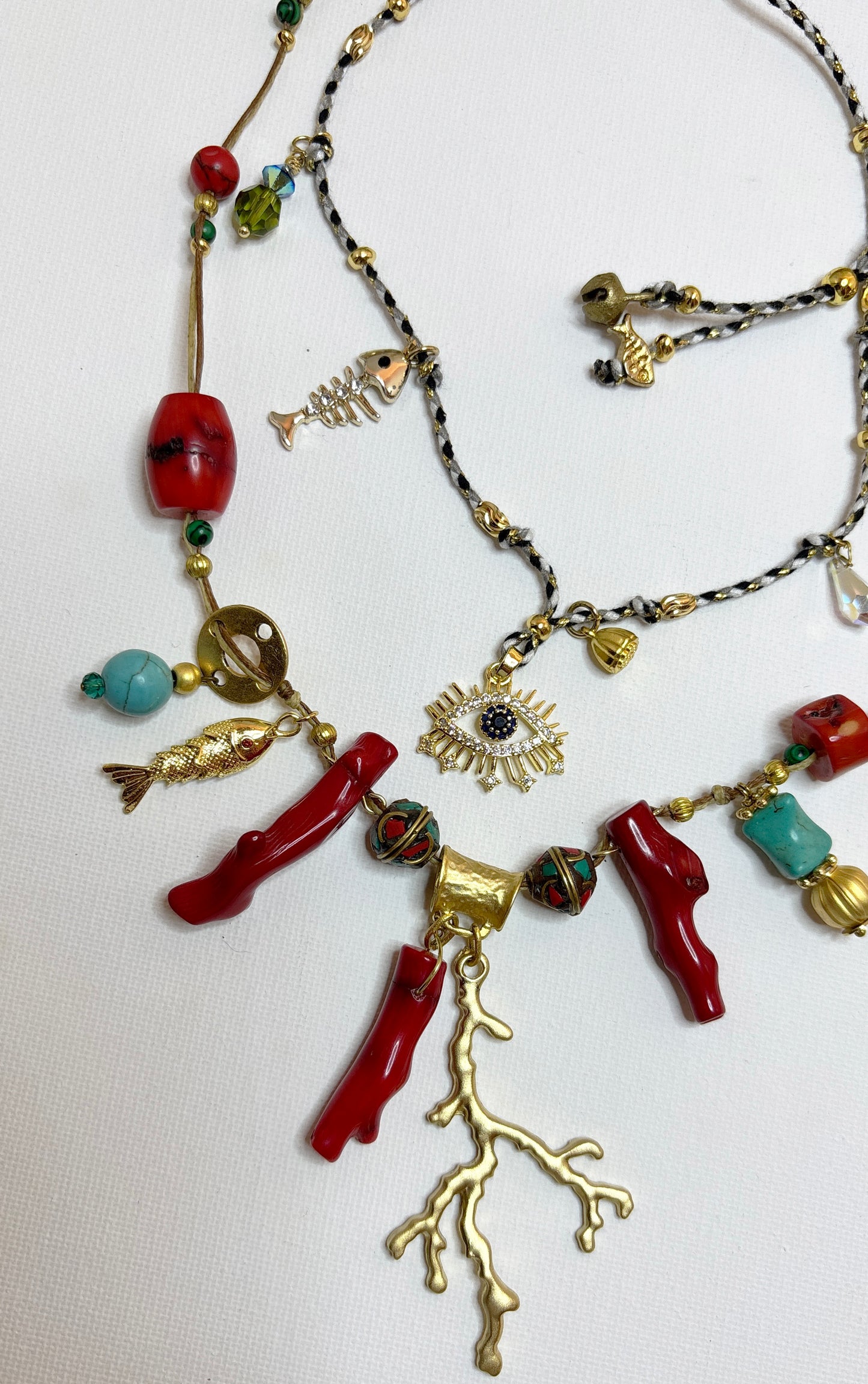 Koral & Turquoise Necklace