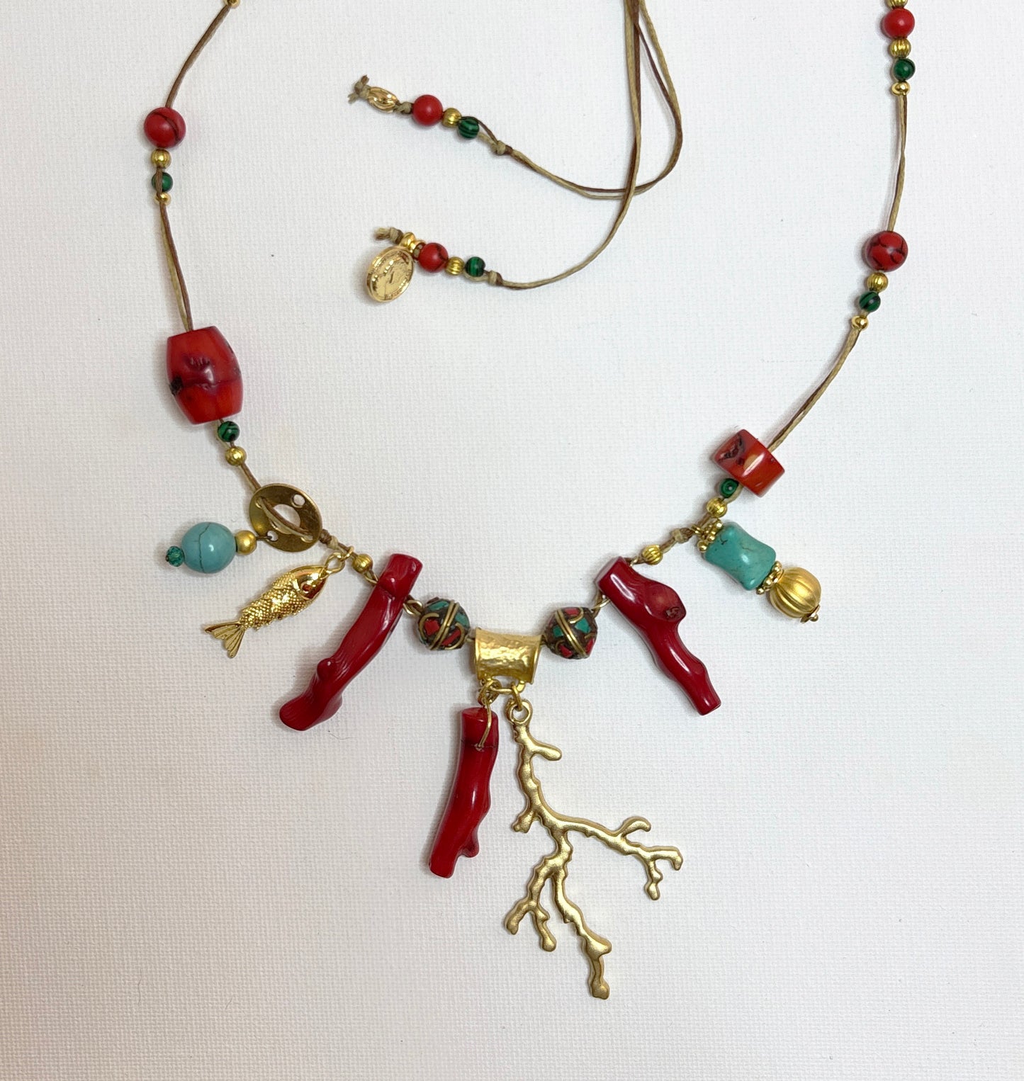 Koral & Turquoise Necklace