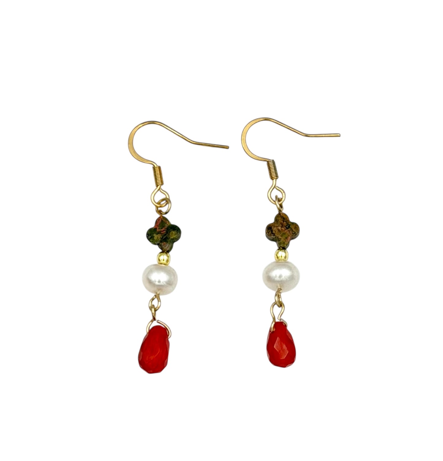Coral and Pearl-Earring 1