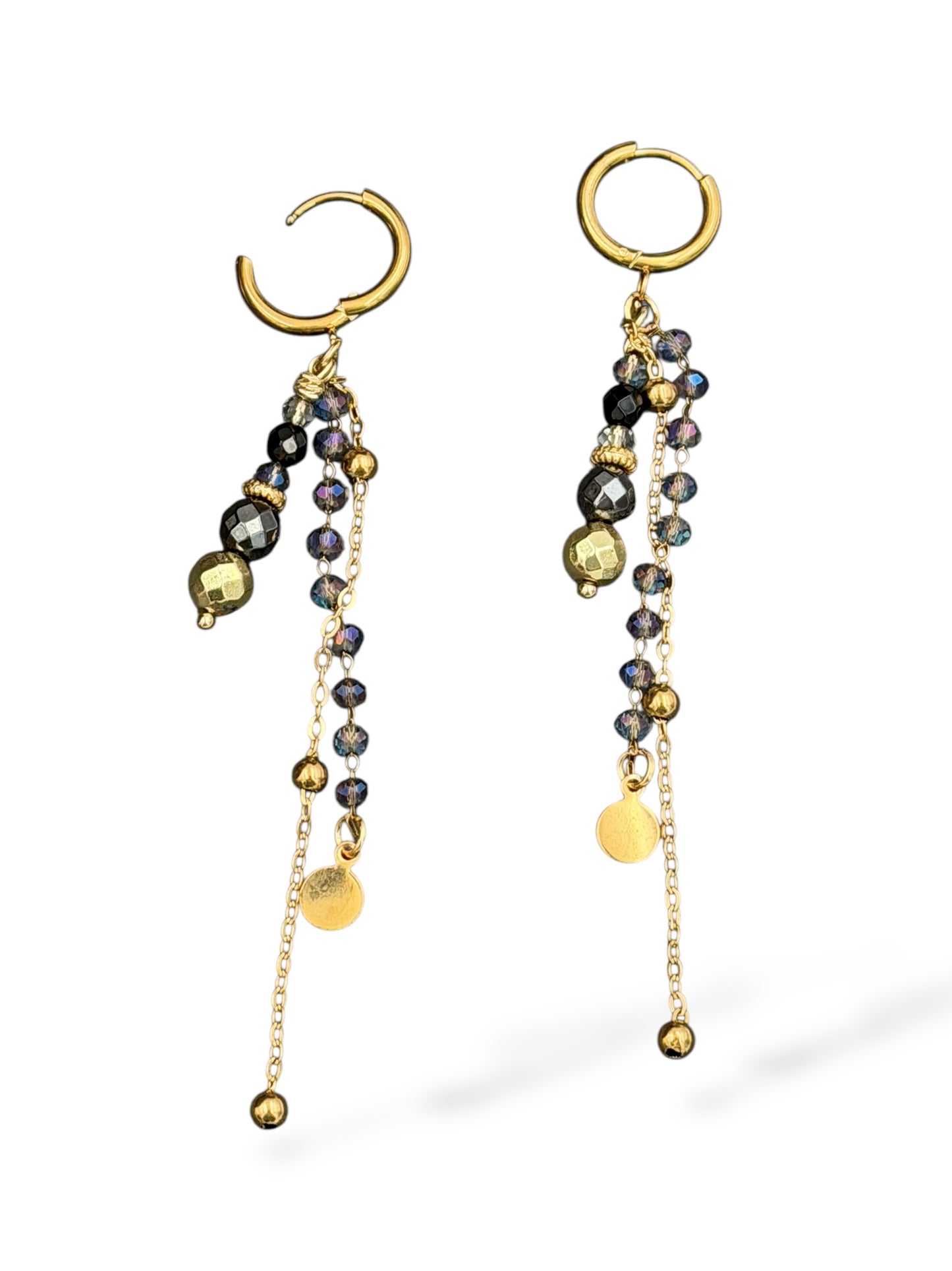 Gold Crystal - Earring