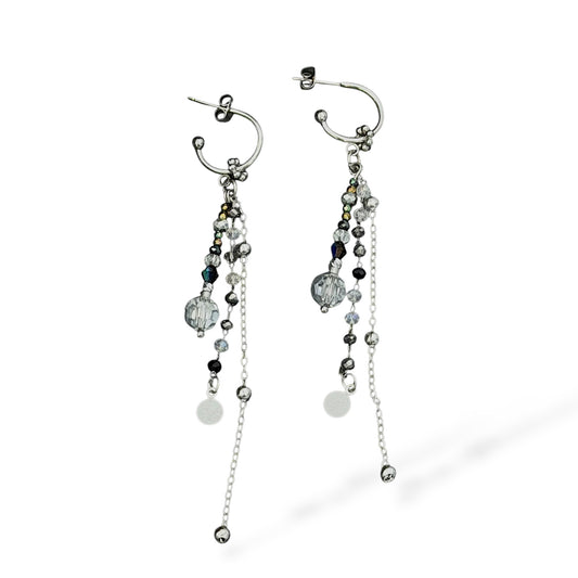 Black Crystal - Earring