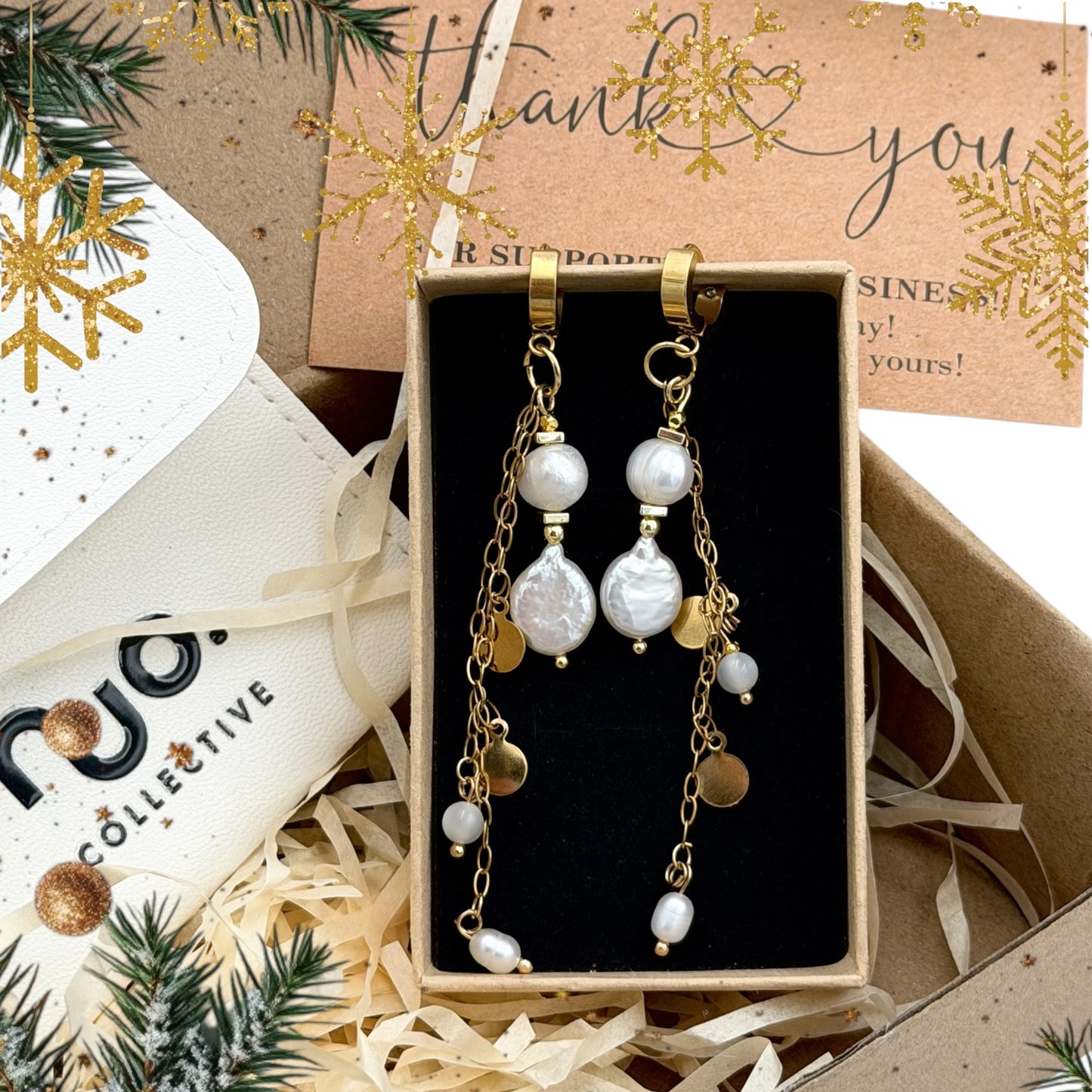 Swinging Pearl - Earring