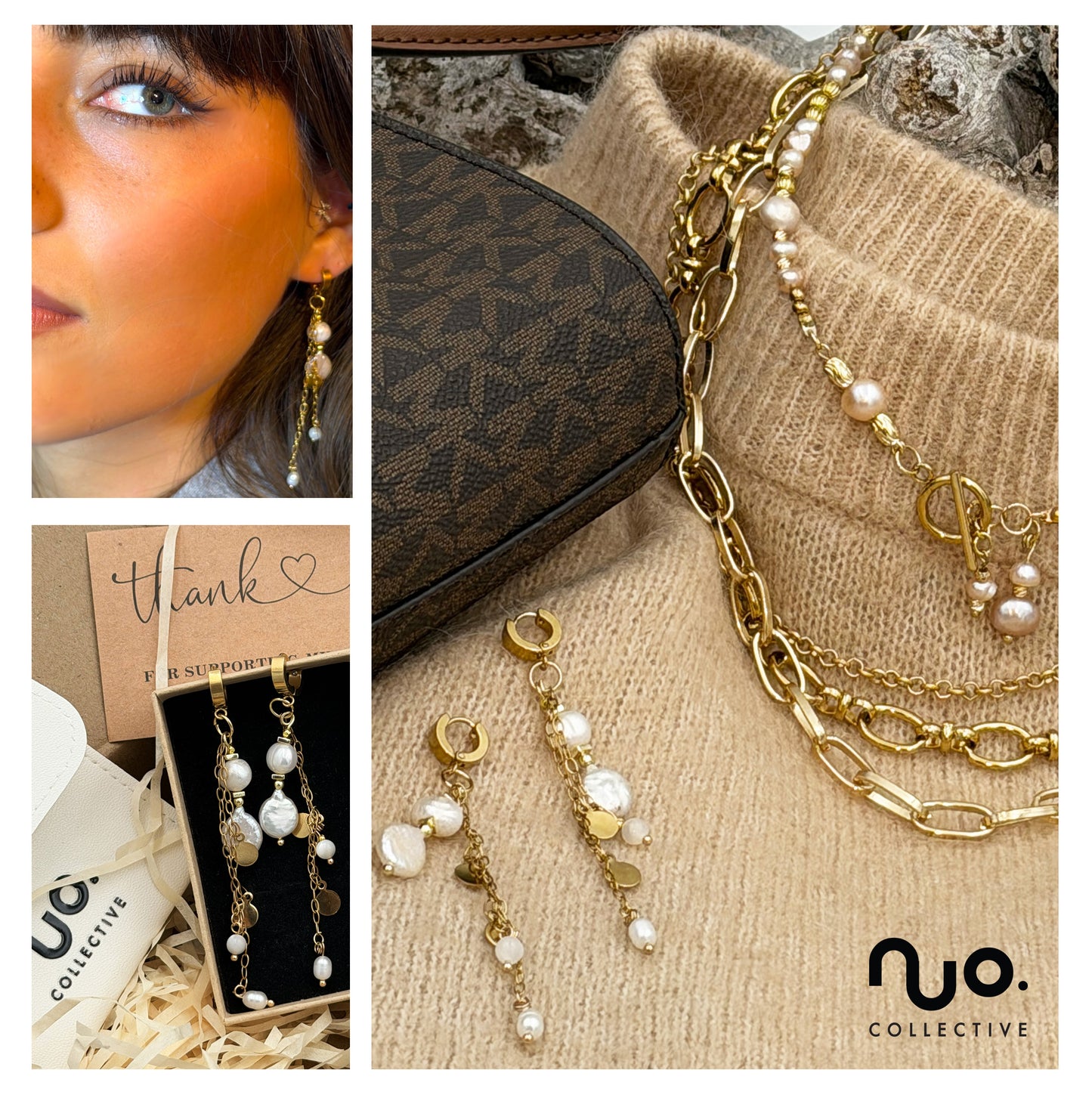 Swinging Pearl - Earring